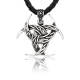 Wholesale Men's Stainless Steel Viking Triple Horn Pendant