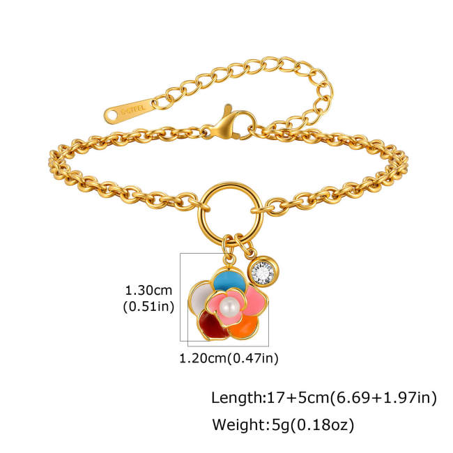 Wholesale Waterproof Camellia Flower Pearl Jewelry Collection