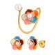 Wholesale Waterproof Camellia Flower Pearl Jewelry Collection