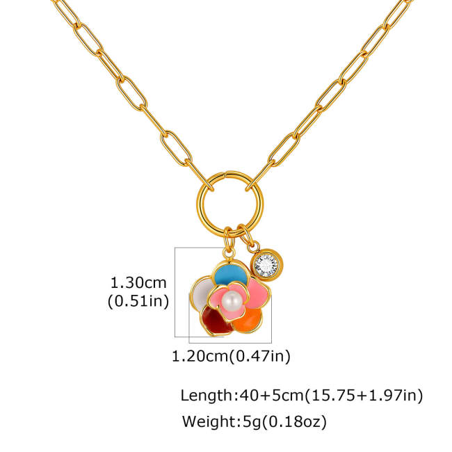 Wholesale Waterproof Camellia Flower Pearl Jewelry Collection