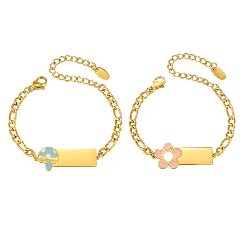 Wholesale Waterproof Kids Personalized Nameplate Bracelet