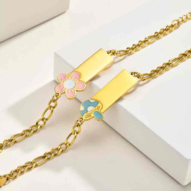 Wholesale Waterproof Kids Personalized Nameplate Bracelet