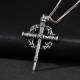 Wholesale Stainless Steel Crown of Thorns Cross Necklace