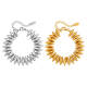 Wholesale Stainless Steel Spiked Rice Bead Bracelet
