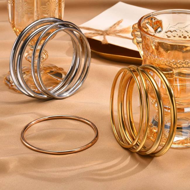 Wholesale Stainless Steel 3mm Round Wire Bangle