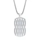 Wholesale Stainless Steel Textured Dog tag Pendant