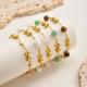 Wholesale Stainless Steel Ribbon Zirconia Bracelet