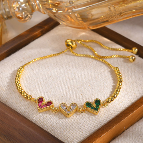 Wholesale Copper Box Chain Zirconia Bracelet