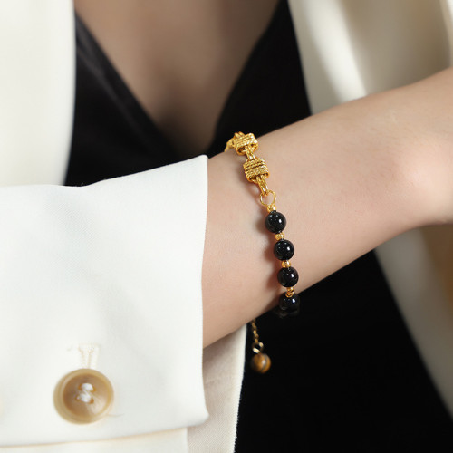 Wholesale Brass Chain and Pearl Bracelet