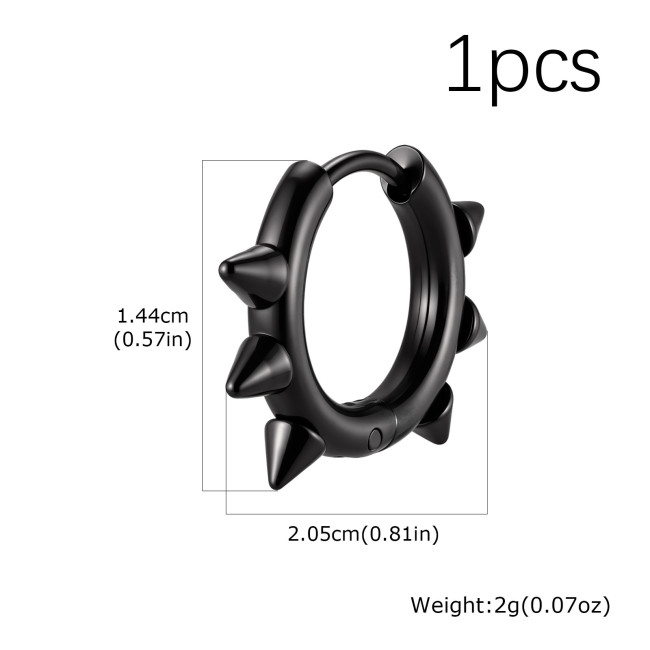 Wholesale Stainless Steel Rivet Earrings
