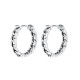 Wholesale Stainless Steel Vintage Cuban Link Hoop Earrings