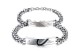Wholesale Stainless Steel Real Love Heart Couple Bracelets