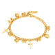 Wholesale Stainless Steel Cross and Heart Charm Anklet