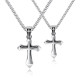 Wholesale Stainless Steel Beveled Sword Cross Pendant