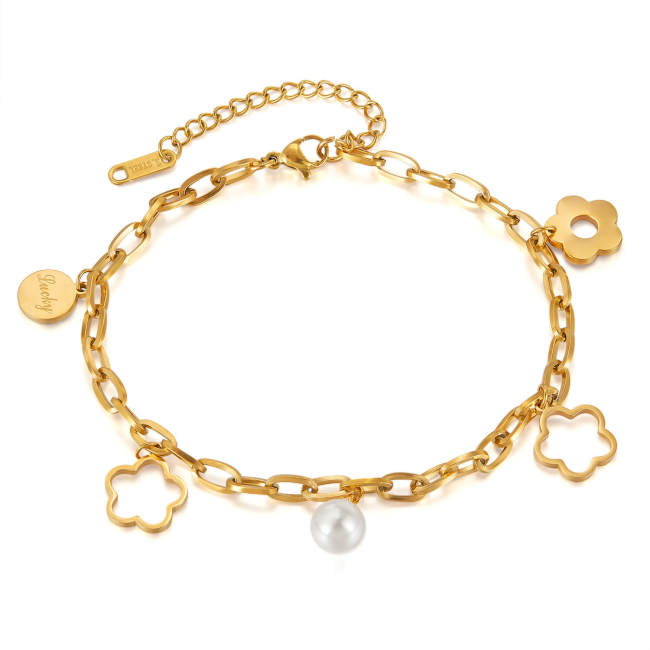 Wholesale Stainless Steel Lucky Charm Jewelry Set