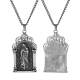Wholesale Stainless Steel Antique Virgin Mary Pendant Necklace