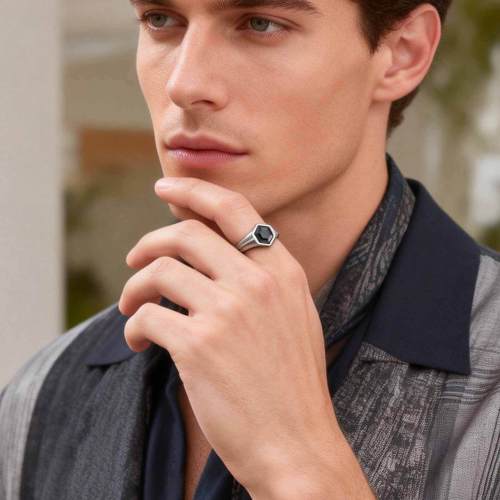 Wholesale Antique Stainless Steel Signet Ring