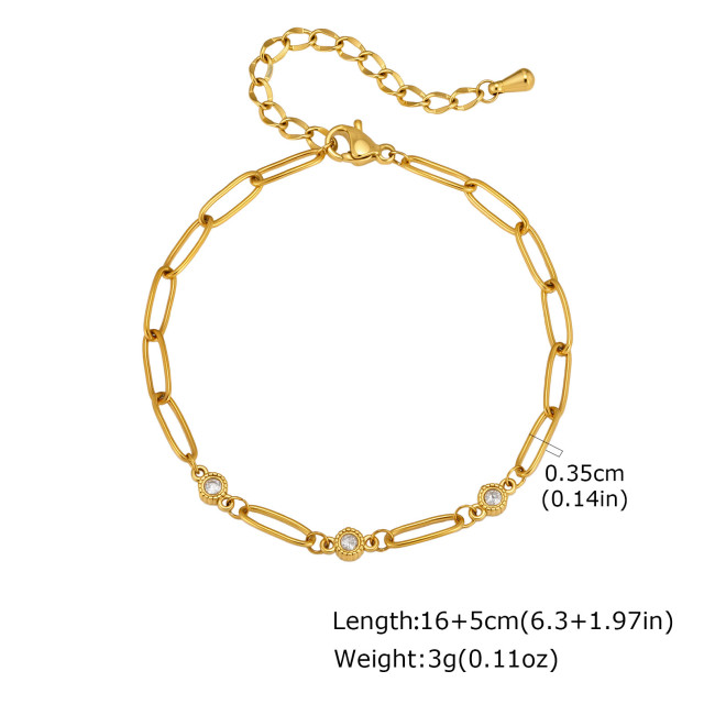 Wholesale Gold PVD Stainless Steel Bracelets – Four Styles