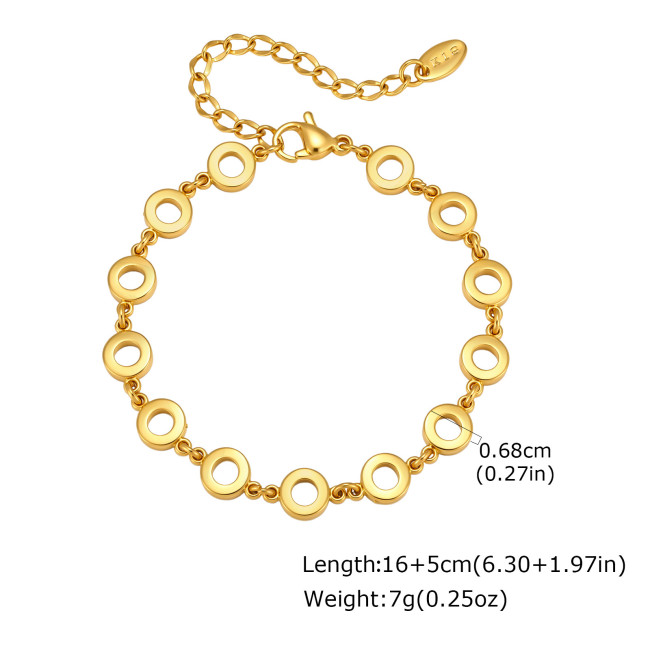 Wholesale Gold PVD Stainless Steel Bracelets – Four Styles