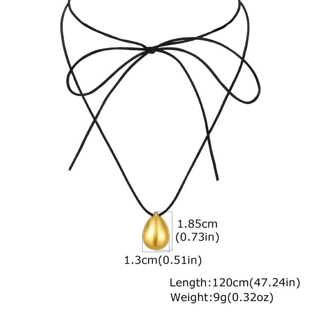 Wholesale Stainless Steel Heart, Flower and Teardrop Cord Necklaces