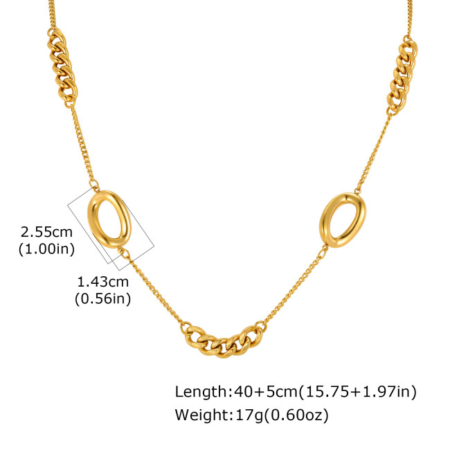 Wholesale Modern Aesthetic Layering Long Necklace