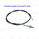 Motorcycle Rear Brake Cable For YAMAHA PW50 Y-Zinger 50 PY50 PEEWEE 1981-2016 Mini Bike Rear Drum Brake Line
