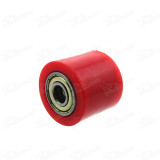 Pitbike Tensioner Nylon Chain Roller Wheel Guide OD 32, ID 8mm Width 28mm For 50-250cc Dirt Pit Bike Motard Fiddy Motocross