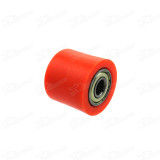 Pitbike Tensioner Nylon Chain Roller Wheel Guide OD 32, ID 8mm Width 28mm For 50-250cc Dirt Pit Bike Motard Fiddy Motocross