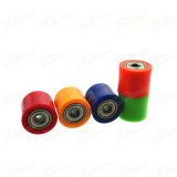 Pitbike Tensioner Nylon Chain Roller Wheel Guide OD 32, ID 8mm Width 28mm For 50-250cc Dirt Pit Bike Motard Fiddy Motocross