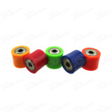 Pitbike Tensioner Nylon Chain Roller Wheel Guide OD 32, ID 8mm Width 28mm For 50-250cc Dirt Pit Bike Motard Fiddy Motocross