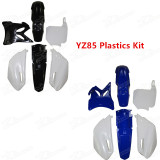 YZ 85 Bodywork 2 Stroke Pit Dirt Enduro Bike Aftermarket Complete Body Plastics Plastic Fender Kit for Motocross Yamaha YZ85 2002-2014 Attention: The Front Number Plate & Front Fender Are Different With The Stock One. Fairing Panels