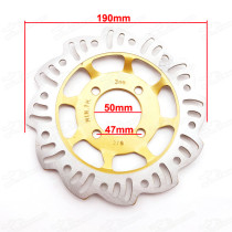 190mm Pit Dirt Bike Rear Brake Disc Rotor ID 50mm Break For Motorcycle Moped Scooter 50-190cc