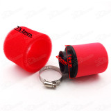 45mm Foam Air Filter For Chinese 110cc 125cc 140cc 150cc Pit Dirt Bike Red Pitbike Motard Motocross Enduro Motorcycle