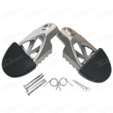 Pit Dirt Monkey DAX Bike Pedal Stainless Steel Footpegs CRF50 SSR SDG Pitster Pro Foot Pegs Pitbike Motard Footrest