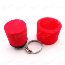 45mm Foam Air Filter For Chinese 110cc 125cc 140cc 150cc Pit Dirt Bike Red Pitbike Motard Motocross Enduro Motorcycle