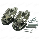 Pit Dirt Monkey DAX Bike Pedal Stainless Steel Footpegs CRF50 SSR SDG Pitster Pro Foot Pegs Pitbike Motard Footrest