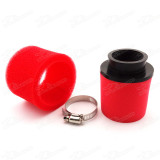 Red 42mm Foam Air Filter  For Pit Dirt Bike 150cc GY6 Moped Scooter ATV Go Kart Pitbike Motard