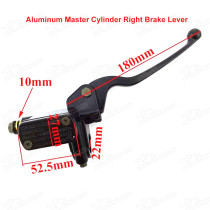 Front Master Cylinder Hydraulic Brake Lever Right Hand For Pit Dirt Cross Bikes ATV Quads Pitbike Motard Motorcycle