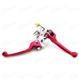 Pitbike CNC Folding Brake Clutch Levers Foldable Level For Chinese 125cc 200cc 250cc SSR Coolster Pit Dirt Trail Bike Motard CRF50 CRF70 CRF110 Pit Pro Atomik Thumpstar SDG SSR Taotao Motorcycle