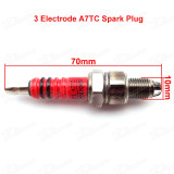 A7TC Spark Plug For 50cc 70cc 90cc 110cc 125cc 140cc 150cc 160cc Pit Dirt Bikes ATV Quads Pitbike Motard Motorcycle GY6 Moped Scooters Buggy Go Karts