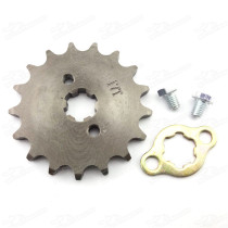 428 17 Tooth 17mm ID 17T Front Engine Sprocket For 70-125cc ATV Quad Stomp YCF Upower 50-190cc Pit Dirt Bikes Monkey DAX Gorilla MSX125 Trail Bike Pitbike Motard Motorcycle