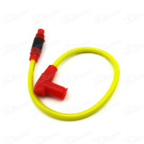 8.8mm Twin Core Race Power Cable Ignition Coil For Road Racing ATV Quad Dirt Pit Bike Moped Scooter Motorcycle Pitbike Trail Monkey DAX Gorilla MSX125 Bikes