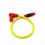 8.8mm Twin Core Race Power Cable Ignition Coil For Road Racing ATV Quad Dirt Pit Bike Moped Scooter Motorcycle Pitbike Trail Monkey DAX Gorilla MSX125 Bikes