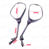 8MM Rearview Rear View Back Mirror For ATV Quad Pit Dirt Monkday DAX Gorilla MSX125 Bike Scooter Moped Motorcycle