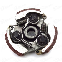 complete alloy clutch with pads and springs for 47 49cc gas minimoto pocket bike mini dirt bike crosser quad atv scooter moped