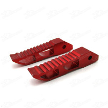 Red Color CNC Footpeg Foot Peg For 2 Stroke 47cc 49cc Mini Dirt ATV Pocket Bikes Minimoto