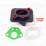 Intake Inlet Manifold Gaskets For 33cc 43cc 49cc Goped Scooter Cat Eye Pocket Bike