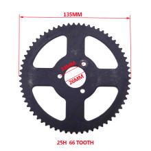 25H 66 Tooth Rear Sprocket ID 26mm For Chinese 47cc 49cc Mini Moto Pocket Bike