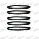 3M-384-12 Transfer Drive Belt For Electric E-Bike Scooter Pulse Charger City Skull