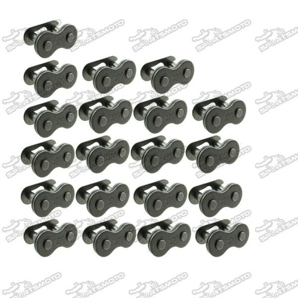 420 Chain Master Link For 50cc 70cc 90cc 110cc Dirt Bike ATV Quad Go Kart Moped Scooter Kandi Taotao Stomp Demon X WPB Orion M2R Lucky MX Thumpstar Explorer Braaap Atomik Pitpro Pitster Pro DHZ SSR Piranha